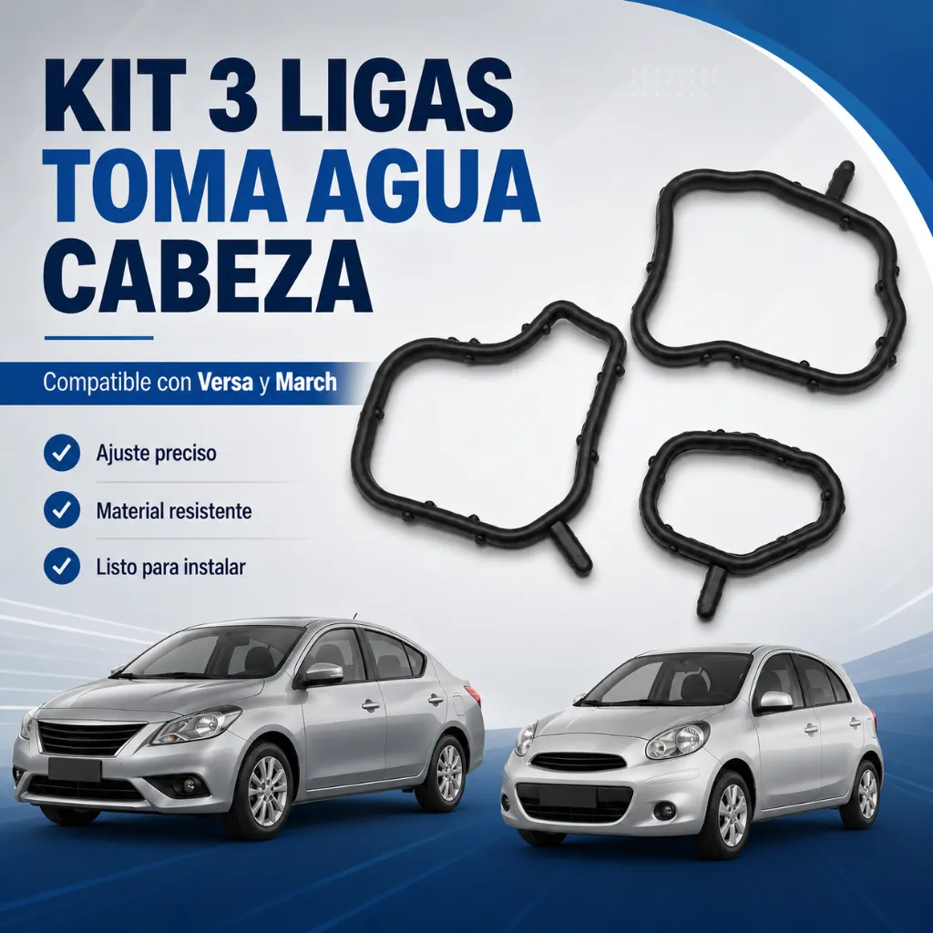 kit-3-piezas-ligas-toma-agua-hule-nissan-versa-march.webp