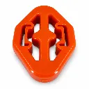 soporte-escape-bmw-e36-e46-poliuretano-naranja-vista-frontal.webp