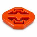 soporte-escape-bmw-e36-e46-poliuretano-naranja-vista-frontal.webp