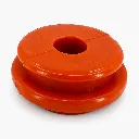 goma-radiador-poliuretano-naranja-perfil-escalonado-chevrolet.webp