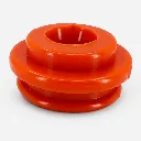 goma-radiador-poliuretano-naranja-perfil-escalonado-chevrolet.webp