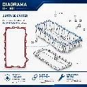 Junta de cárter inferior Vulcano para Volkswagen y Seat motores 1.8T y 2.0.webp