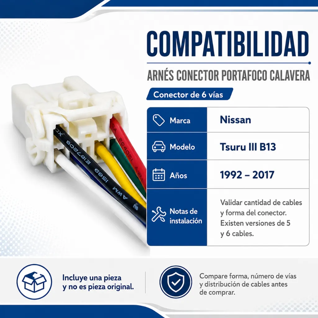 arnes-conector-portafoco-calavera-nissan-tsuru-iii-compatibilidad.webp