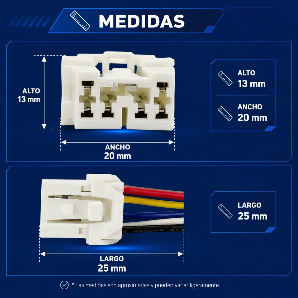 arnes-conector-portafoco-calavera-nissan-tsuru-iii-medidas.webp