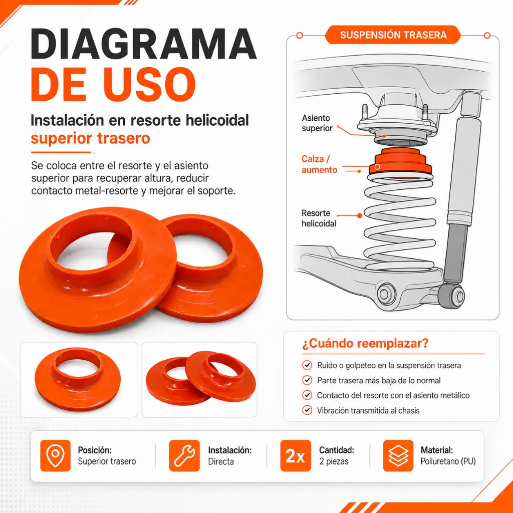 aumento-resorte-helicoidal-superior-trasero-ford-mustang-1983-2004-poliuretano-naranja-47mm.webp