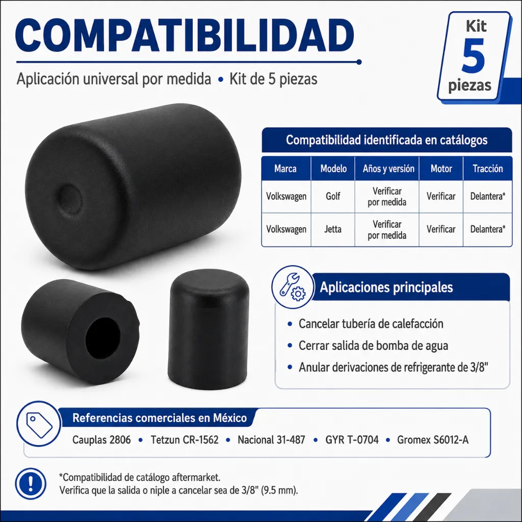 tapon-hule-epdm-negro-cancelar-calefaccion-bomba-agua-3-8-vw-golf-jetta-kit-5pz.webp