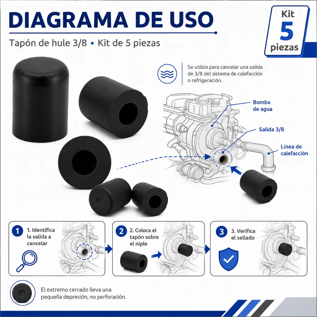 tapon-hule-epdm-negro-cancelar-calefaccion-bomba-agua-3-8-vw-golf-jetta-kit-5pz.webp