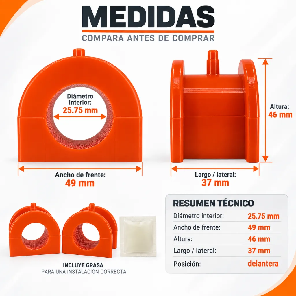 goma-barra-estabilizadora-delantera-mitsubishi-lancer-evolution-x-25-75mm-poliuretano-naranja.webp