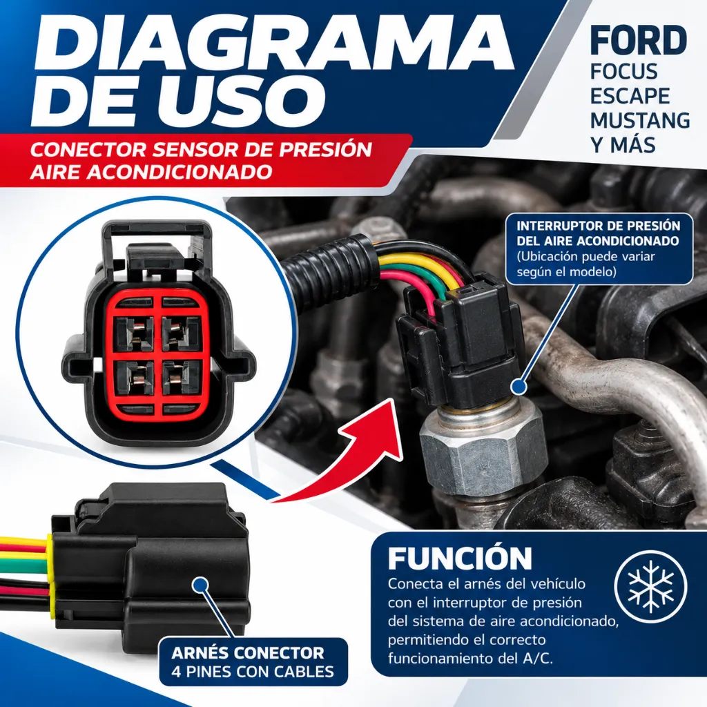 Diagrama del Conector A_C Ford.webp