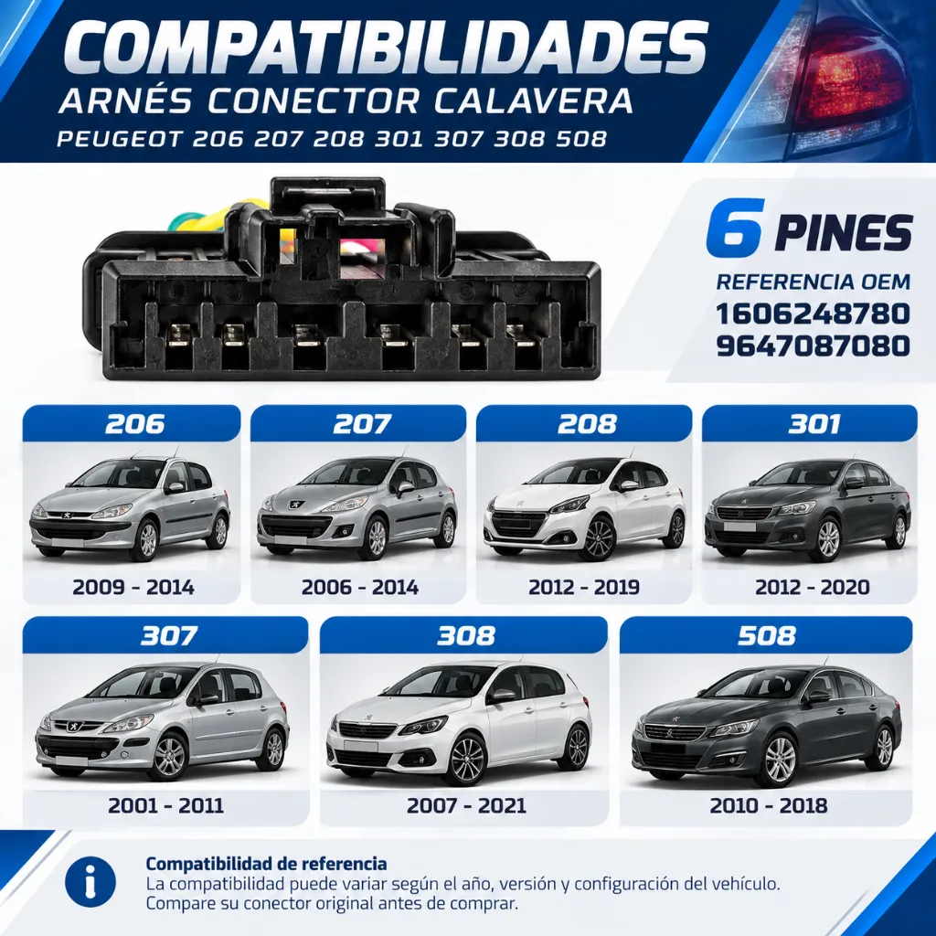 arnes-conector-calavera-peugeot-6-pines-frontal.webp