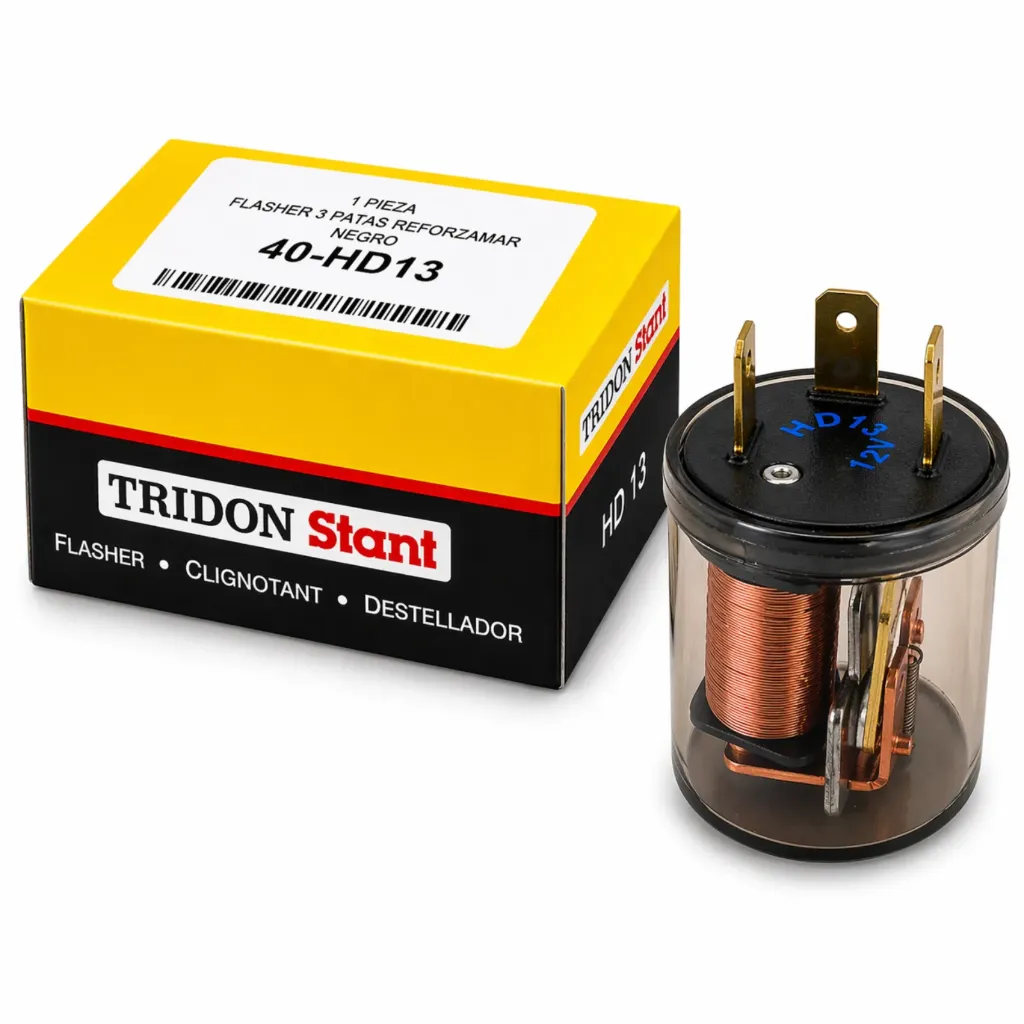 FLASHER TRIDON 3 PATAS REFORZADO 12V