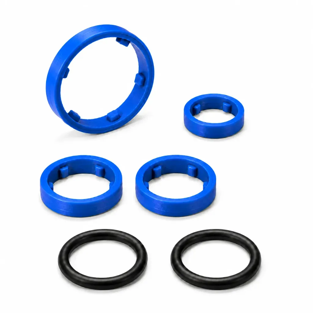 Kit Ligas Enfriador de Aceite Chrysler 300/200, Dodge Journey/Charger/Challenger/Ram, Jeep Grand Cherokee/Wrangler 2005-2016 — 6 Piezas (Vulcano)