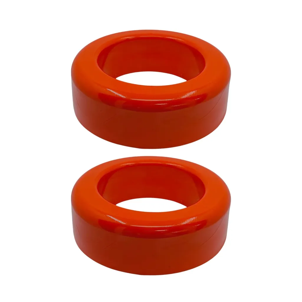 [965-CAL150E (2)] Kit de 2 Aumentos de Resorte de amortiguador Universal 1 1/2 Pulgadas Poliuretano