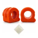 Kit de 2 Gomas de Barra Estabilizadora Delantera Volkswagen Golf A4 (99-09), Jetta A4 (99-09), Jetta Clasico (08-15), Beetle Sedan (98-10), Beetle Cabrio (03-10) / Audi TT (99-06) - Naranja Poliuretano