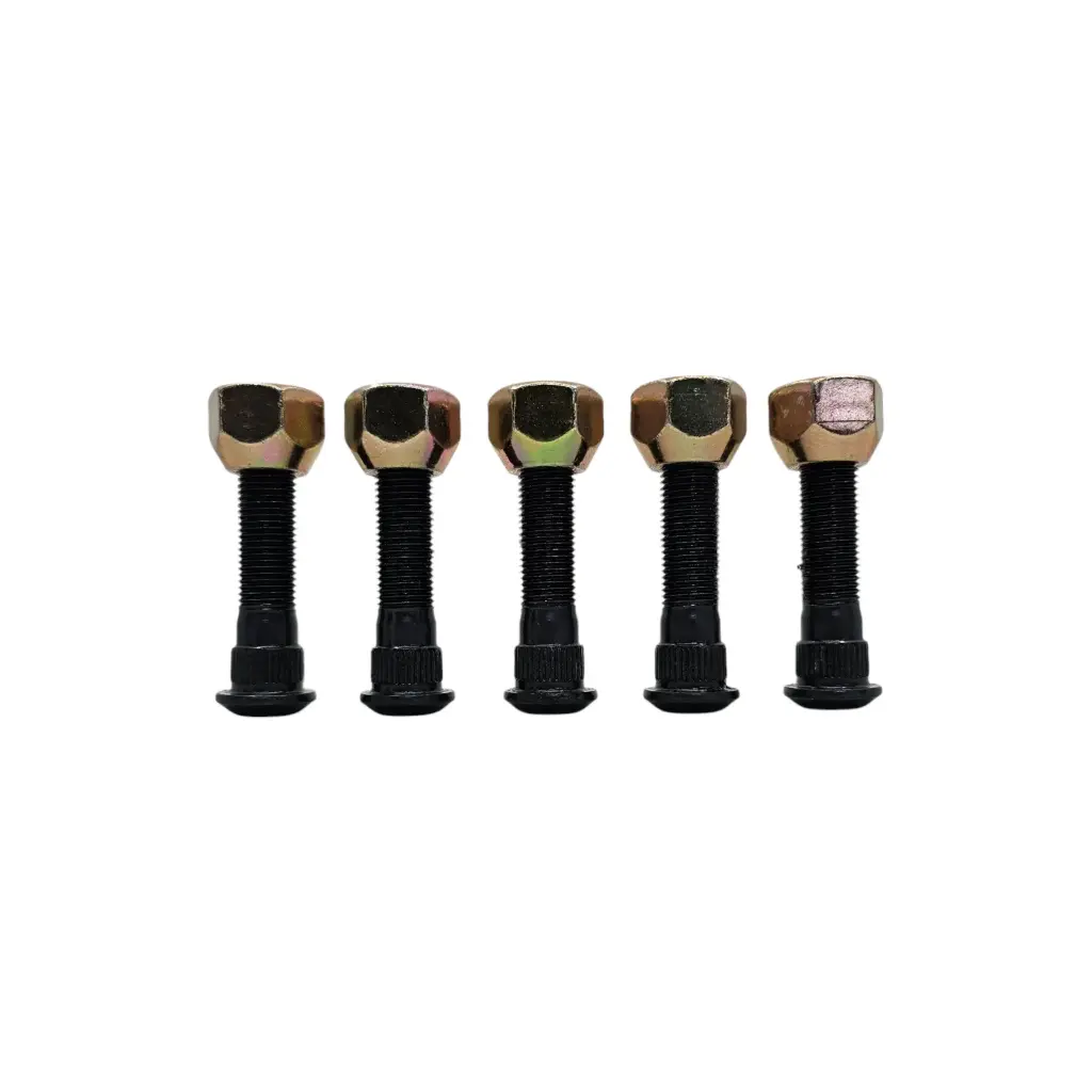 [TA10-114RT (5) / BR30-033RP (5)] Kit 5 Tuercas Cónicas Y 5 Birlos Largo Para Nissan