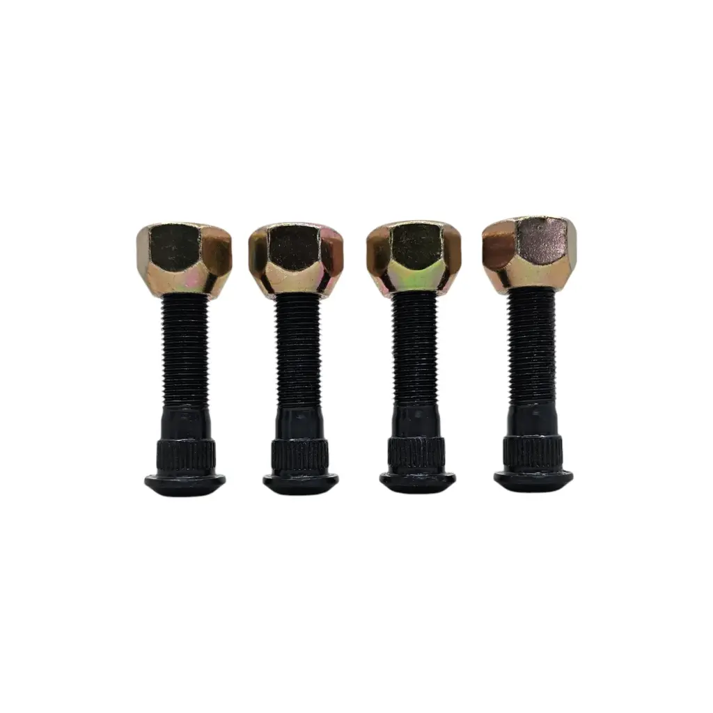 Kit 4 Tuercas Cónicas Y 4 Birlos Largo Para Nissan