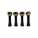 Kit 4 Tuercas Cónicas Y 4 Birlos Largo Para Nissan