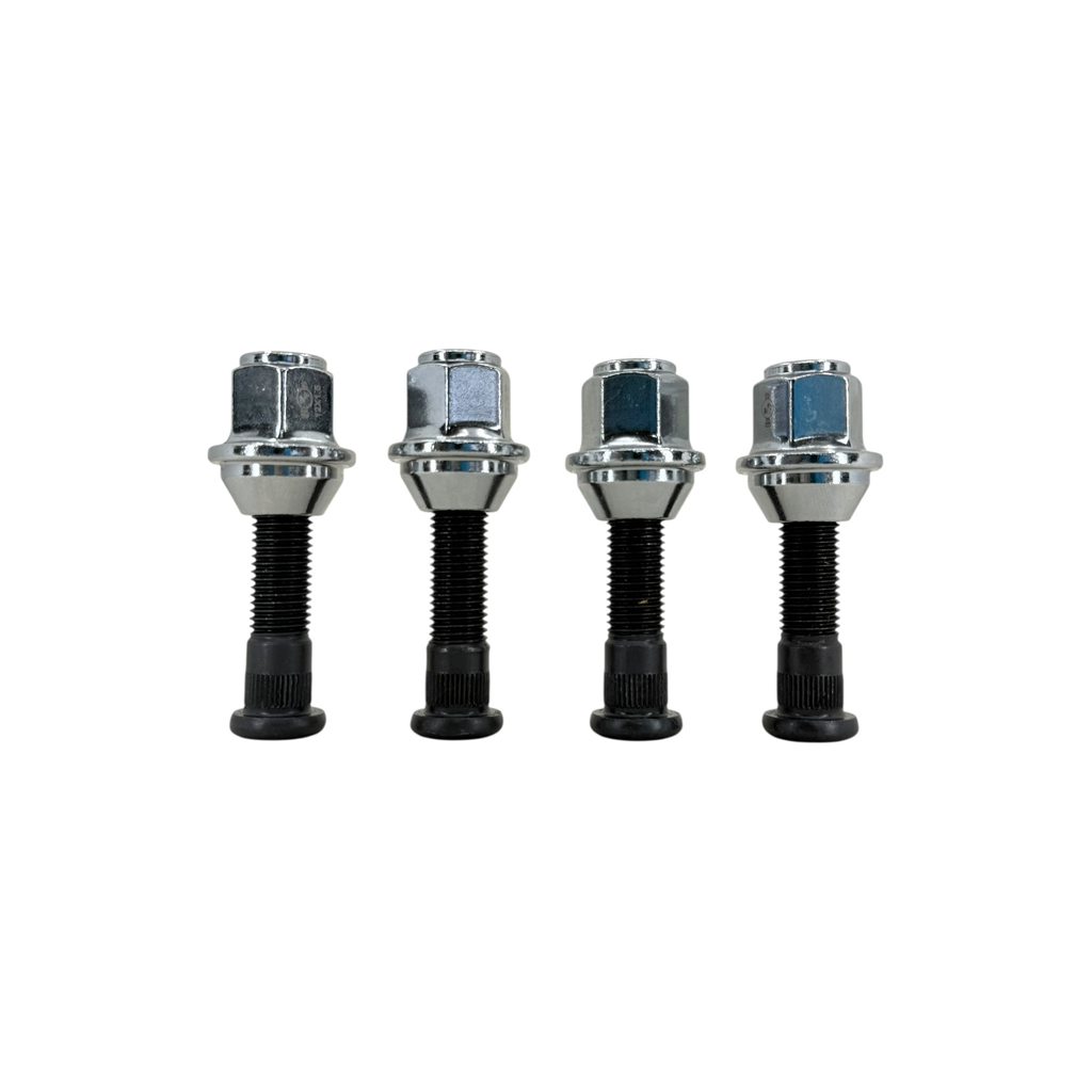 [TA30-323RC (4) / BR30-088RP (4)] Set de 8 Piezas: Tuercas de Lujo y Birlos para Ford Figo y EcoSport