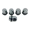 Juego de 5 Tuercas Cromadas con Rondana para Jeep Patriot