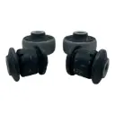  Kit 4 Bujes de Horquilla Delantero para Volkswagen y Audi (2-chicos y 2-grandes) 