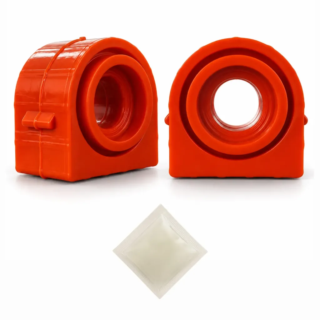 [965-BABORA] Kit 2 Gomas Barra Estabilizadora Delantera- Volkswagen Bora, Jetta, Golf, Passat, Tiguan, Beetle, Jetta Clásico, Golf A4 / Audi A3, TT