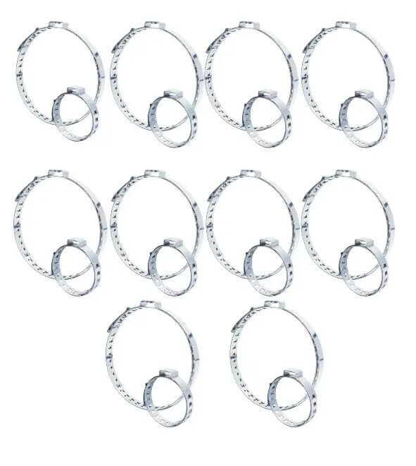 Set 10 Juegos de Abrazaderas Universales para Juntas Homocinéticas o Machetas