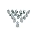 16 Tuercas Cromadas Solidas Ford Ka Figo Fiesta Mondeo Focus