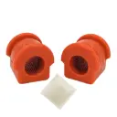 Kit 2 Gomas Barra Estabilizadora Delantera Poliuretano Naranja 18 mm — Seat Ibiza 6L 2002-2008 / Córdoba 2002-2008 / Ibiza 6J 2009-2015