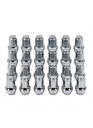 Kit de 24 Tuercas Cromadas 14x2 Larga para Ford Lobo 2000–2014