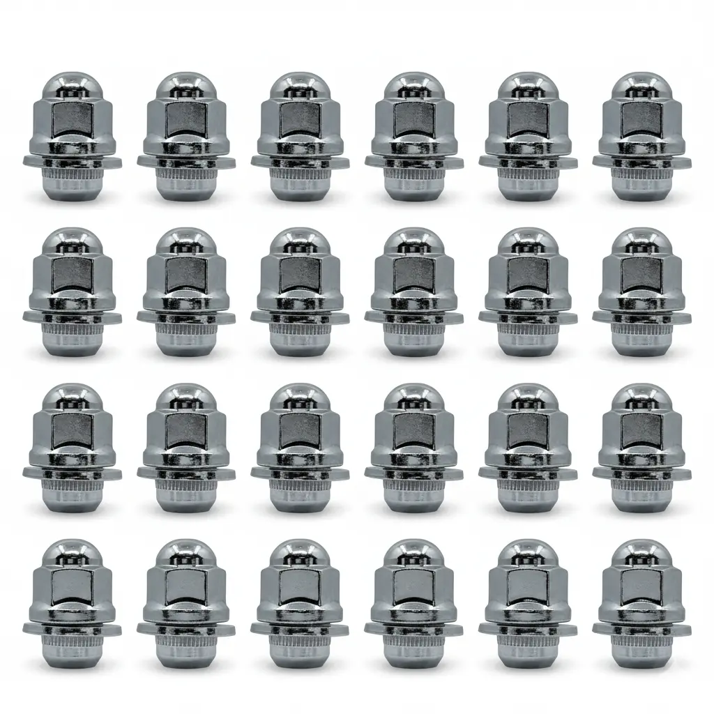 Kit 24 Tuercas Cromadas Mitsubishi L200 y Montero