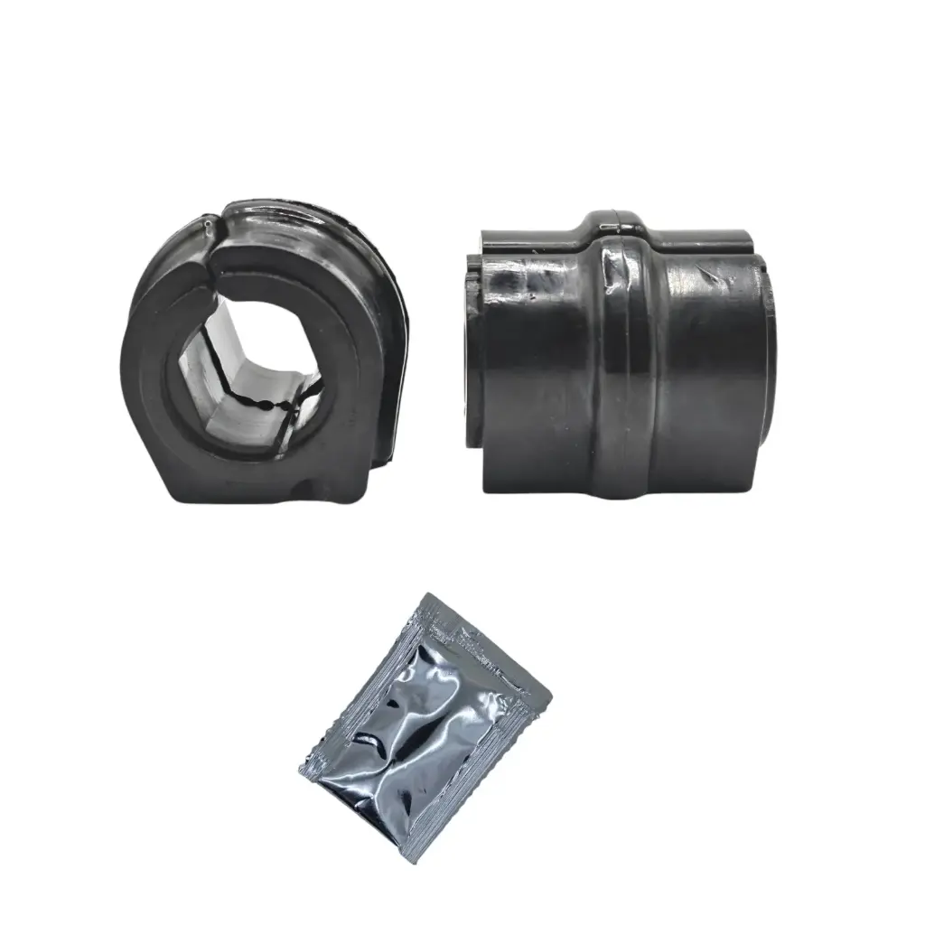 [965-ZBPARTDIEDN] Kit 2 gomas de barra estabilizadora Peugeot Partner, Tepee, Diesel Delantera Poliuretano Negro