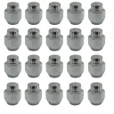 Kit 20 Tuercas Cromadas M12x1.5 Hex 21 mm (Asiento Cónico)