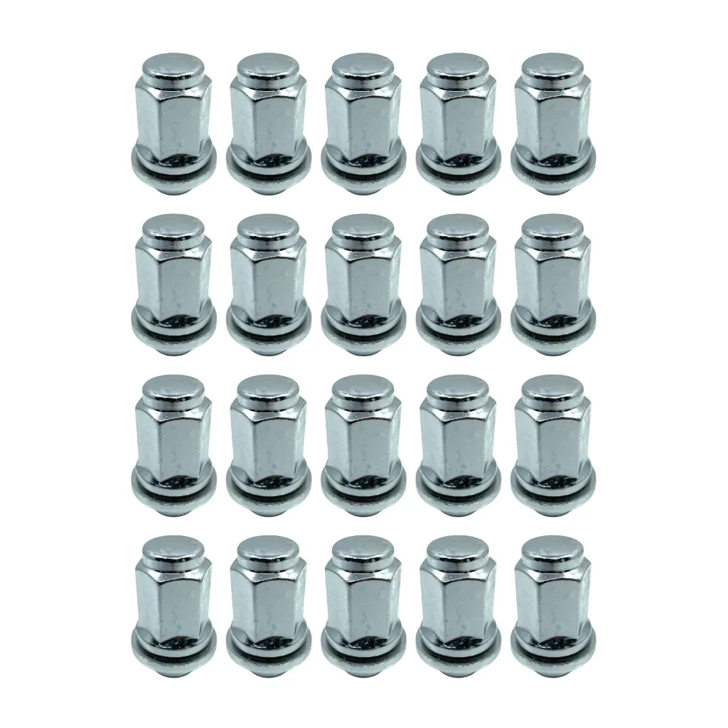 [TA30-310RC (20)] 20 Tuercas Cromadas 12x1.5 Larga Toyota Tacoma, Hilux