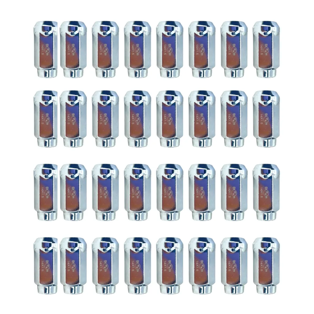 32 Tuercas Cromadas 14x1.5 Larga Chevrolet Y Gmc Pick Up