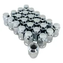 24 Tuercas Cromadas 1/2 -20 Larga Ford Ranger