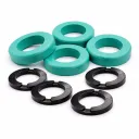 Kit de 8 Ligas de Riel Inyector Nissan Np300, Estaquitas, D21, D22, Frontier 2.4L 1994-2015