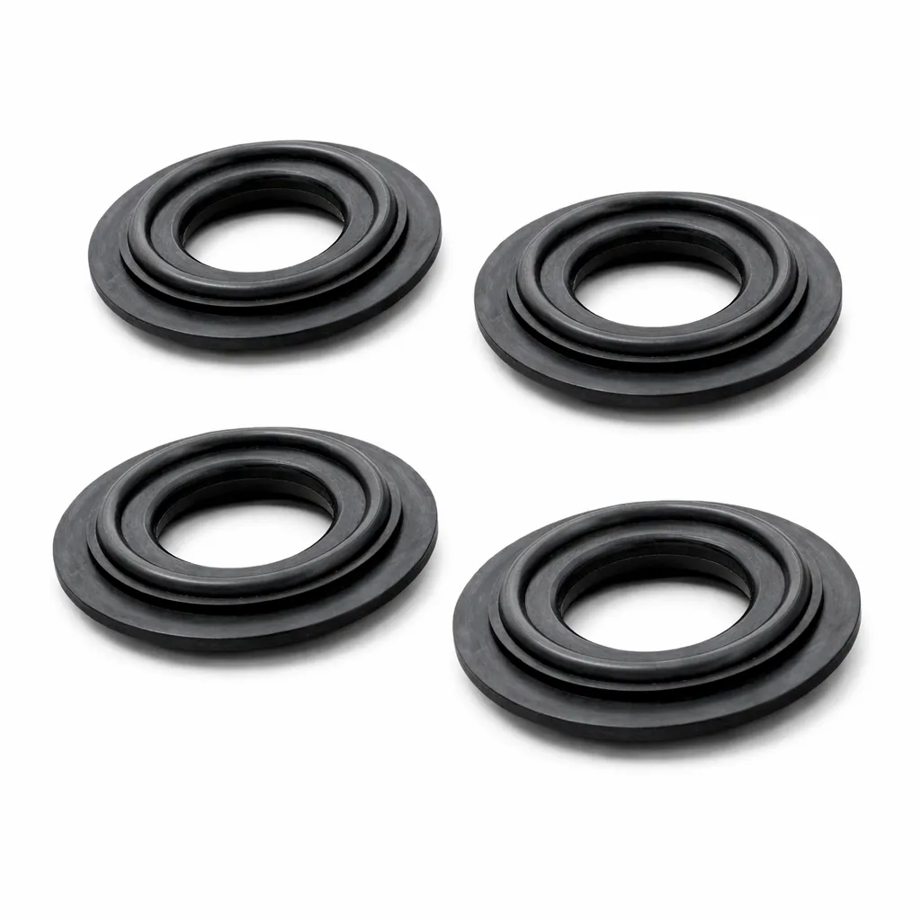 [VULLANT2008] Kit de 4 Ligas de Riel Inyector Nissan Np300, Estaquitas, D21, D22, Frontier 2.4L 16 Valvulas