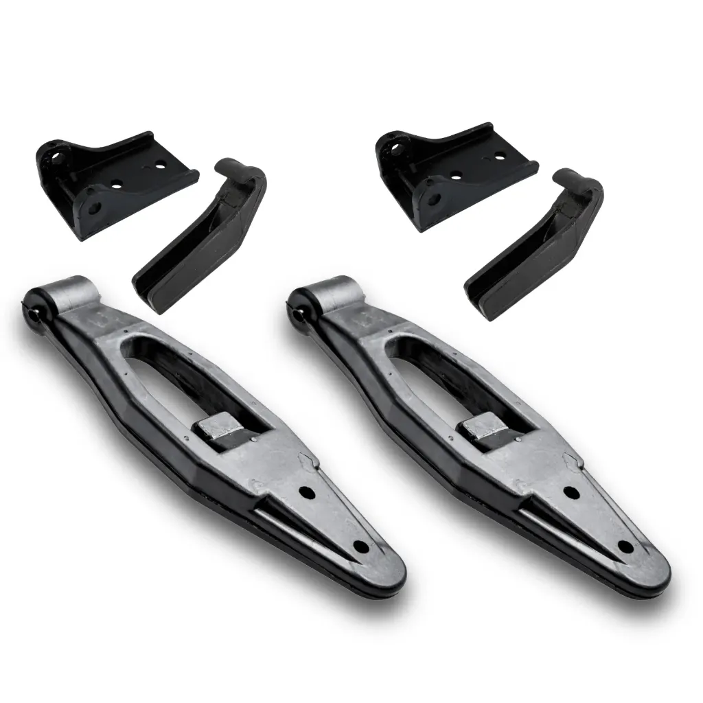 [102-6116 (2) / 102-6116B (2)] Kit de 2 Ganchos de Cofre con Bases para Kenworth y Freightliner 222mm