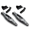 Kit de 2 Ganchos de Cofre con Bases para Kenworth y Freightliner 222mm