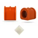KIT 2 GOMAS BARRA ESTABILIZADPRA CHEVROLET S10 (16-19) DELANTERA