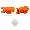 Kit de 2 Gomas de Barra Estabilizadora Renault Kangoo, Megane, Scenic, Nissan Platina (02-10) Delantera
