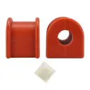 Kit 2 Gomas Barra Estabilizadora Trasera Mitsubishi Lancer 17.40mm