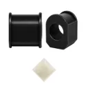 Kit de 2 Gomas de Barra Estabilizadora Nissan Platina (02-10) Delantera Poliuretano negro