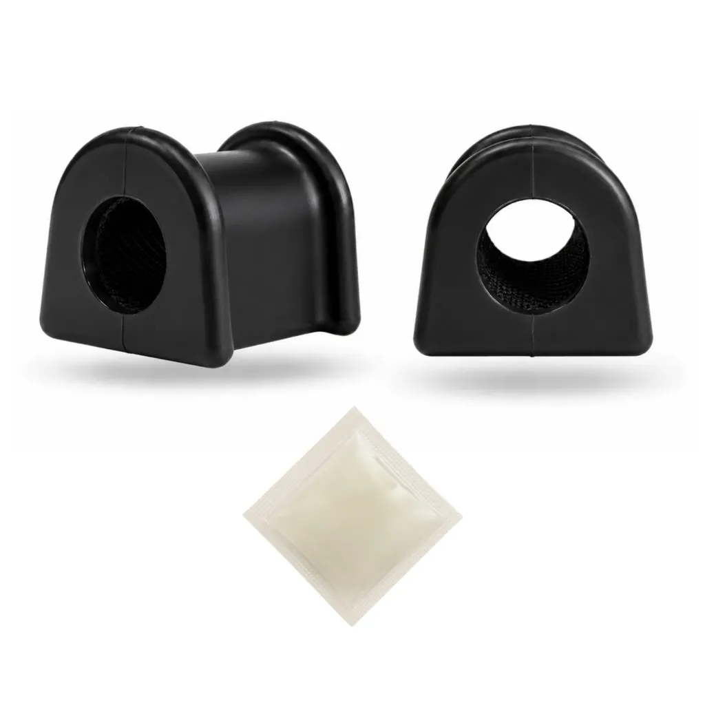 [964-ZBSTRA05TN] Kit 2 Gomas para Barra Estabilizadora Trasera  Dodge Stratus (2001-2005) Poliuretano Negro