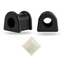 Kit 2 Gomas para Barra Estabilizadora Trasera  Dodge Stratus (2001-2005) Poliuretano Negro
