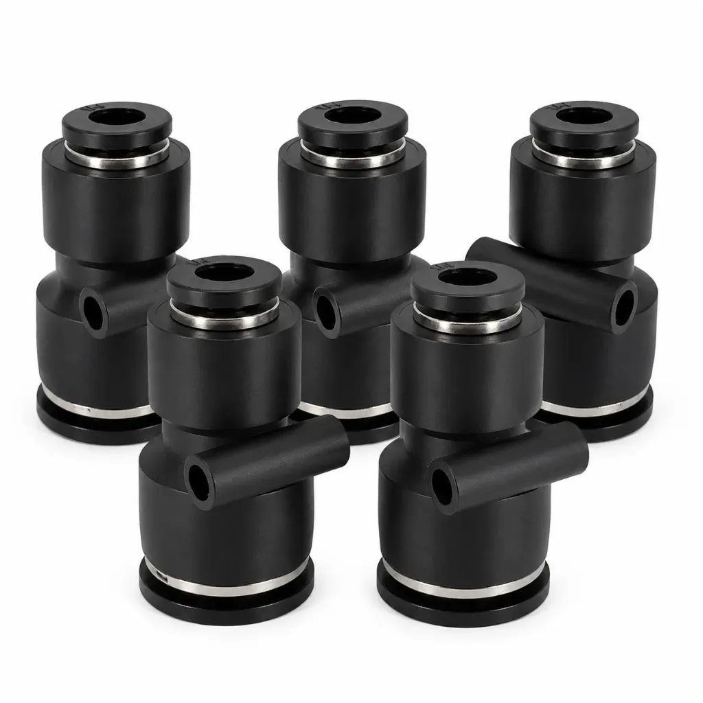 [103-PUC-1/4-1/2 (5)] Kit 5 Piezas Reductor Recto para Manguera de Gasolina 1/4” a 1/2”