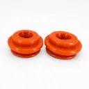 Kit 2 Piezas Goma Soporte Inferior Radiador Poliuretano Naranja Chevrolet Captiva 2007-2015 / Sonic 2012-2017 1.6L