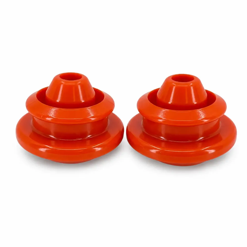 [965-RADAVEO] Kit 2 Piezas Goma Poliuretano Soporte Inferior Radiador Chevrolet Aveo 2008-2018 / Matiz 2010-2015 / Pontiac G3 2007-2010