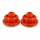 Kit 2 Piezas Goma Poliuretano Soporte Inferior Radiador Chevrolet Aveo 2008-2018 / Matiz 2010-2015 / Pontiac G3 2007-2010