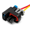 Conector Pigtail Inyector Combustible Chevrolet Silverado / Tahoe / Suburban / Avalanche / Trailblazer / Colorado / Express / Impala / GMC Sierra / Yukon / Envoy / Savana / Canyon 1999-2009
